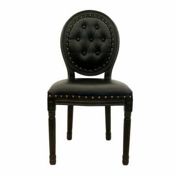 Стул Volker button black (Интерьерный)