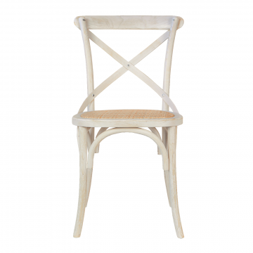 Стул Cross back white brush (Интерьерный)