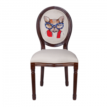 Стул Volker Bulldog print (Интерьерный)