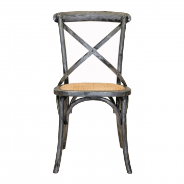 Стул Cross back silver (Обеденный)