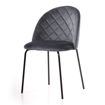 Cтул Nord, бархат серый 27 80608