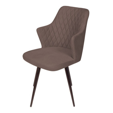 Стул поворотный на 360 градусов Hunt, бархат антрацит 14 / чёрный конус 80488