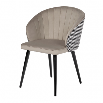 Стул Paola латте с жаккардом