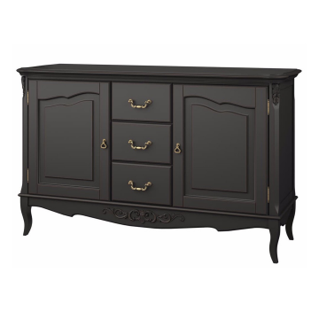 Комод широкий 3 ящика + 2 распашных фасада 