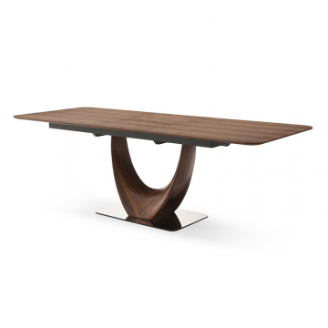 Стол раскладной Rimini 160-200, орех