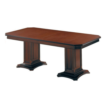 Обеденный стол Ампир 2 2000. Тон 6. Итальянский орех. Структурная столешница.