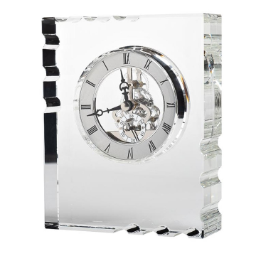 Часы настольные, 13*16*5 см цвет серебряный