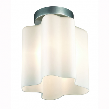 SL116.502.01 Светильник потолочный ST-Luce Серебристый/Белый E27 1*60W