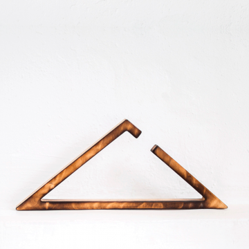 Комплект вешалок Треугольник в цвете жженой березы