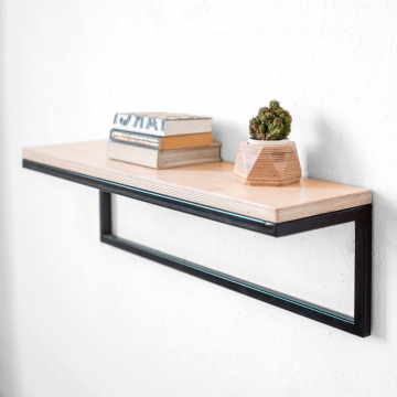 Полка минимализм в натуральном цвете березы