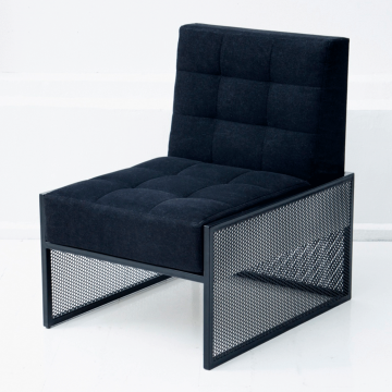 Кресло Решето в черном цвете