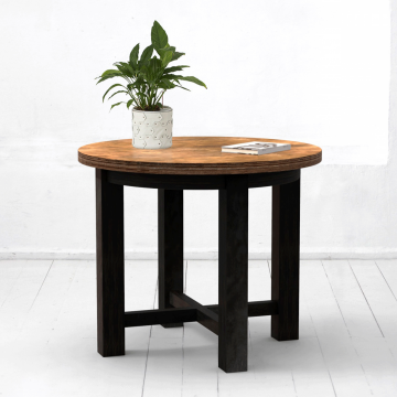 Стол Старый Друг со столешницей в цвете жженой березы