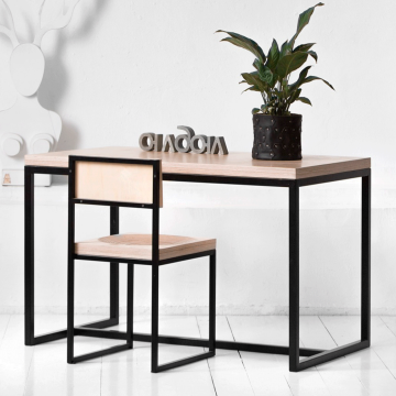 Стол минимализм в натуральном цвете березы