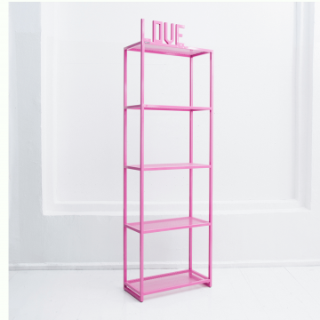 Стеллаж решето LOVE в розовом цвете