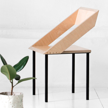 Стул Чайка в натуральном цвете березы