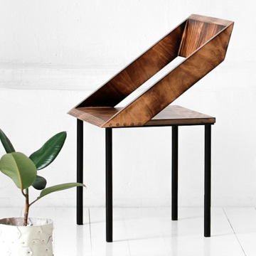 Стул Чайка в цвете жженой березы