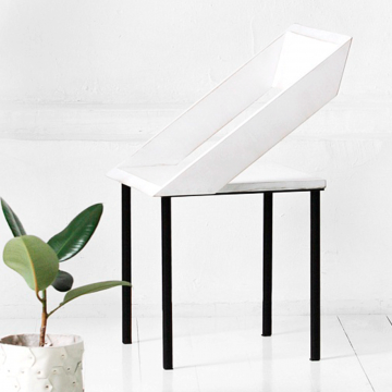 Стул Чайка в белом цвете