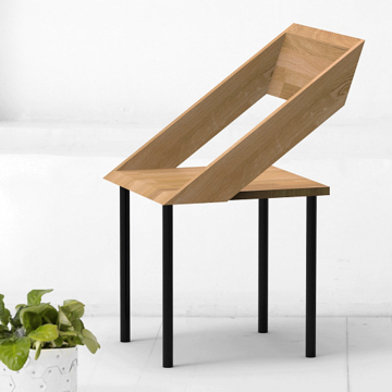 Стул Чайка в натуральном цвете дуба