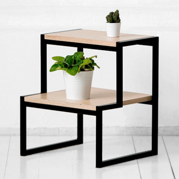 Табурет лесенка минимализм в натуральном цвете березы