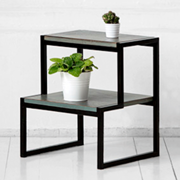 Табурет лесенка минимализм в сером цвете