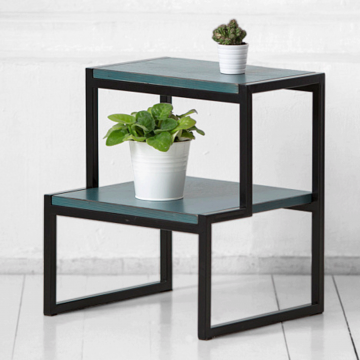 Табурет лесенка минимализм в синем цвете