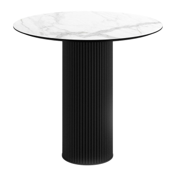 Стол круглый Elan 100, керамика белая 14320