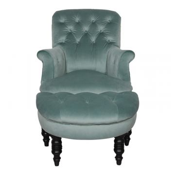 Кресло в комплекте с пуфом A046+A047