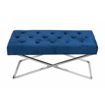 Банкетка ArtHomeDecor Cross ID-78 CR Blue