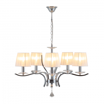 Люстра подвесная Moderli V2551-5P Silvestor 5*E14*60W