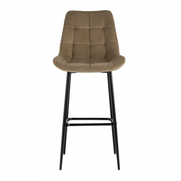 Стул барный Флекс велюр капучино