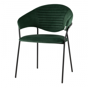 Стул Алексис велюр зелёный