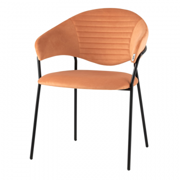 Стул Алексис велюр оранжевый