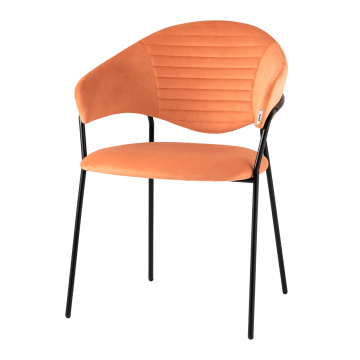 Стул Алексис велюр оранжевый