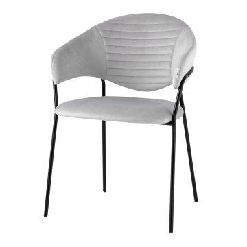 Стул Алексис велюр серый