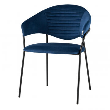 Стул Алексис велюр синий