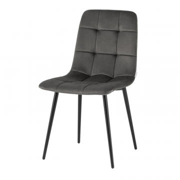 Стул Одди велюр тёмно-серый