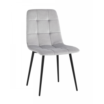 Стул Одди велюр светло-серый