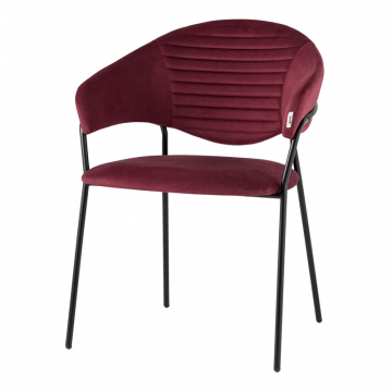 Стул Алексис велюр винный
