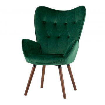 Кресло Гранд велюр зеленый