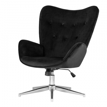 Кресло Филадельфия велюр черный