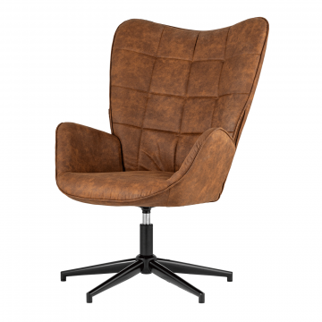 Кресло Ирис вращающееся коричневое