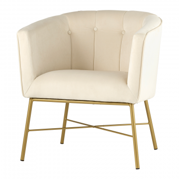 Кресло Шале велюр бежевый