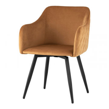 Стул Ника вращающийся велюр терракотовый