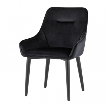 Стул Диана велюр черный