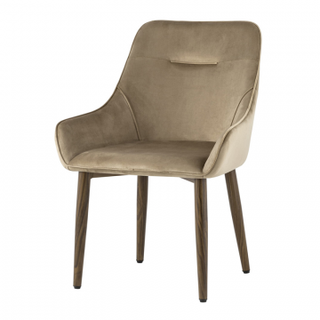 Стул Диана велюр бежевый