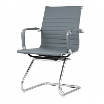 Кресло для посетителей TopChairs Visit серое