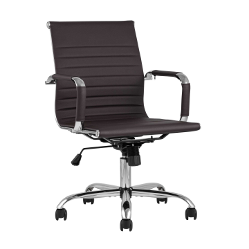 Кресло офисное TopChairs City S коричневое