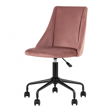 Кресло компьютерное Сиана велюр розовый