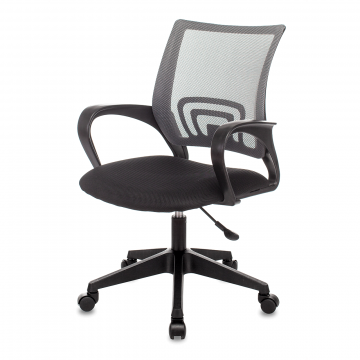 Кресло офисное TopChairs ST-Basic сетка/ткань темно-серый