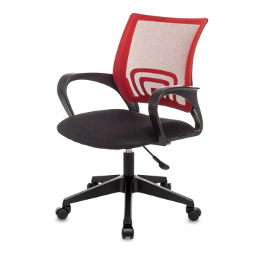 Кресло офисное TopChairs ST-Basic сетка/ткань красный